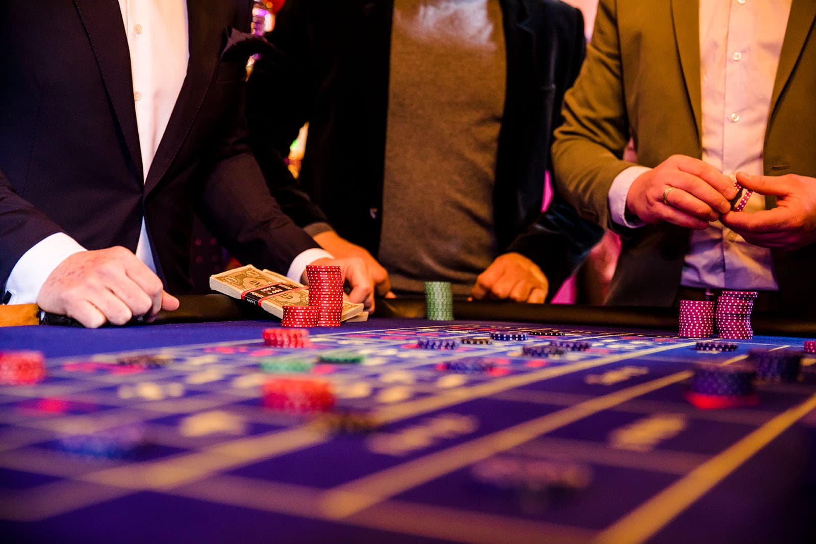 Impression von einem Casino-Event für Networking Event