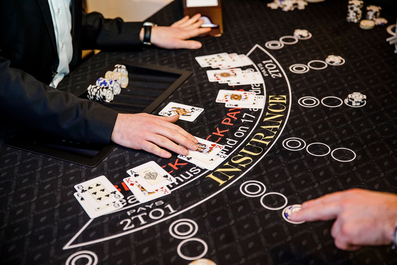 Impression von einem Casino-Event für Geburtstage